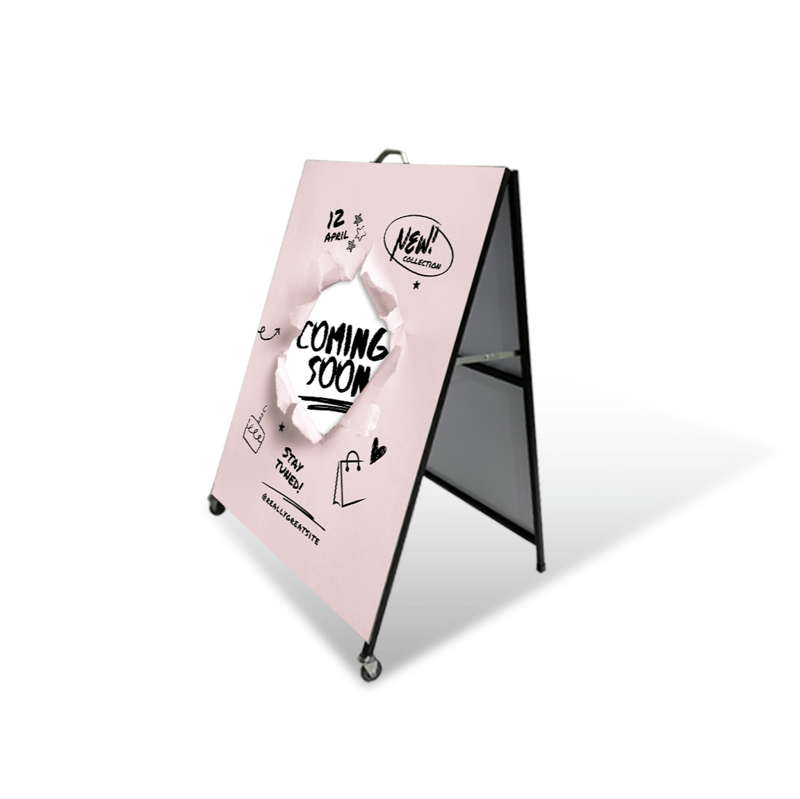 Metal Aframe with Steel Panels