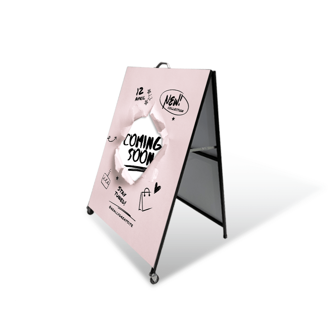 Metal Aframe with Steel Panels - C4 Print