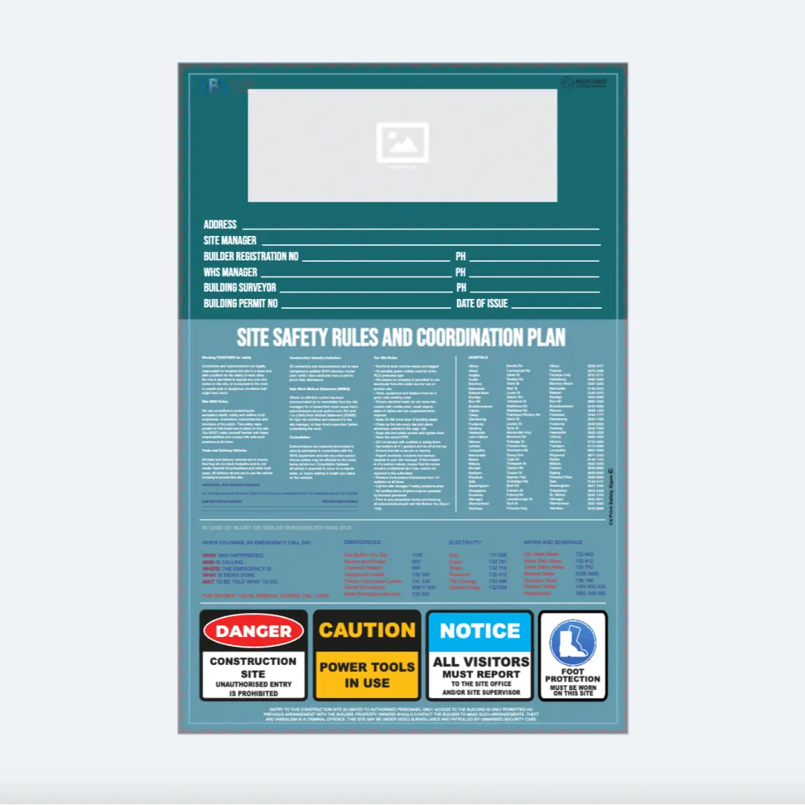 Safety Signs - C4 Print