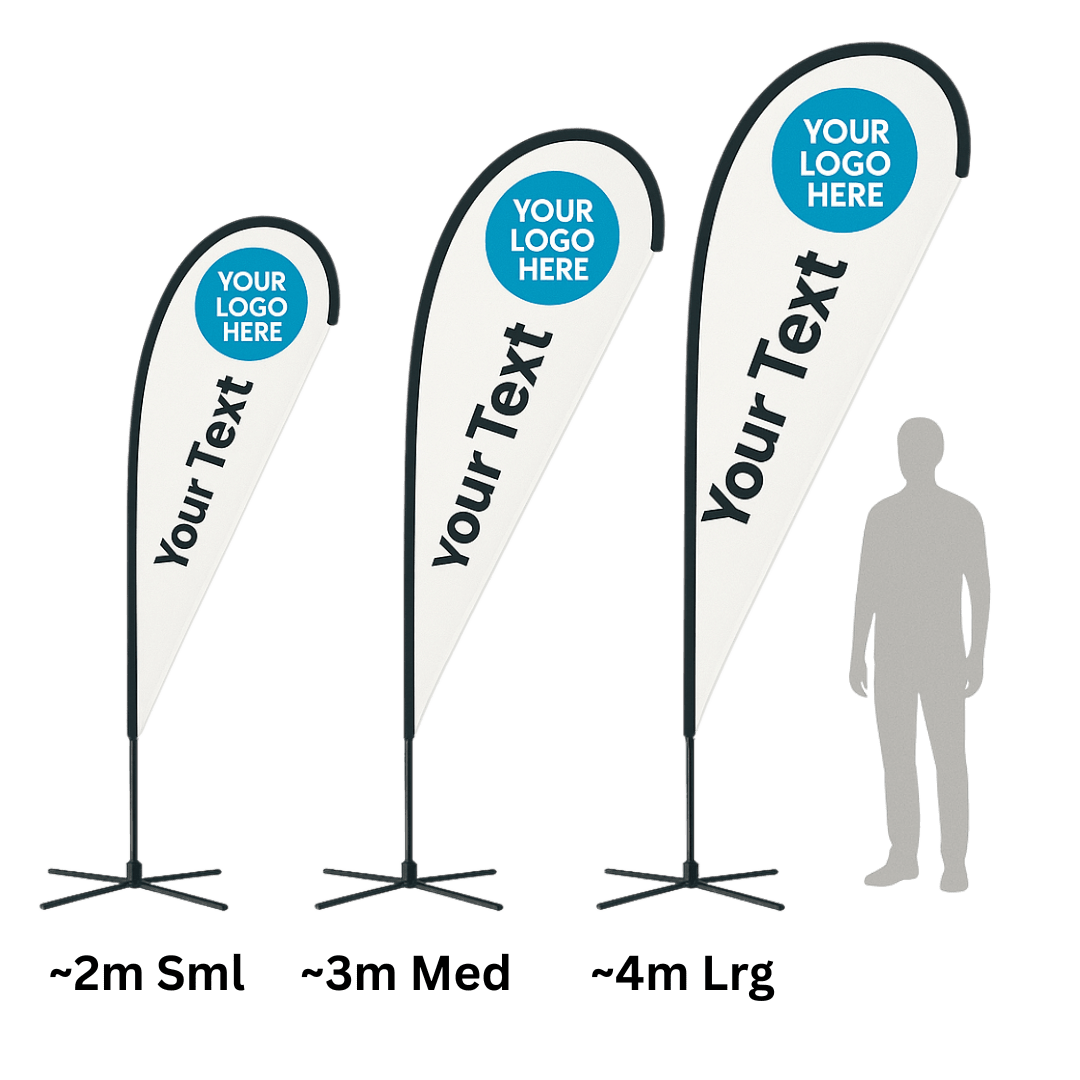 Teardrop Flag - C4 Print