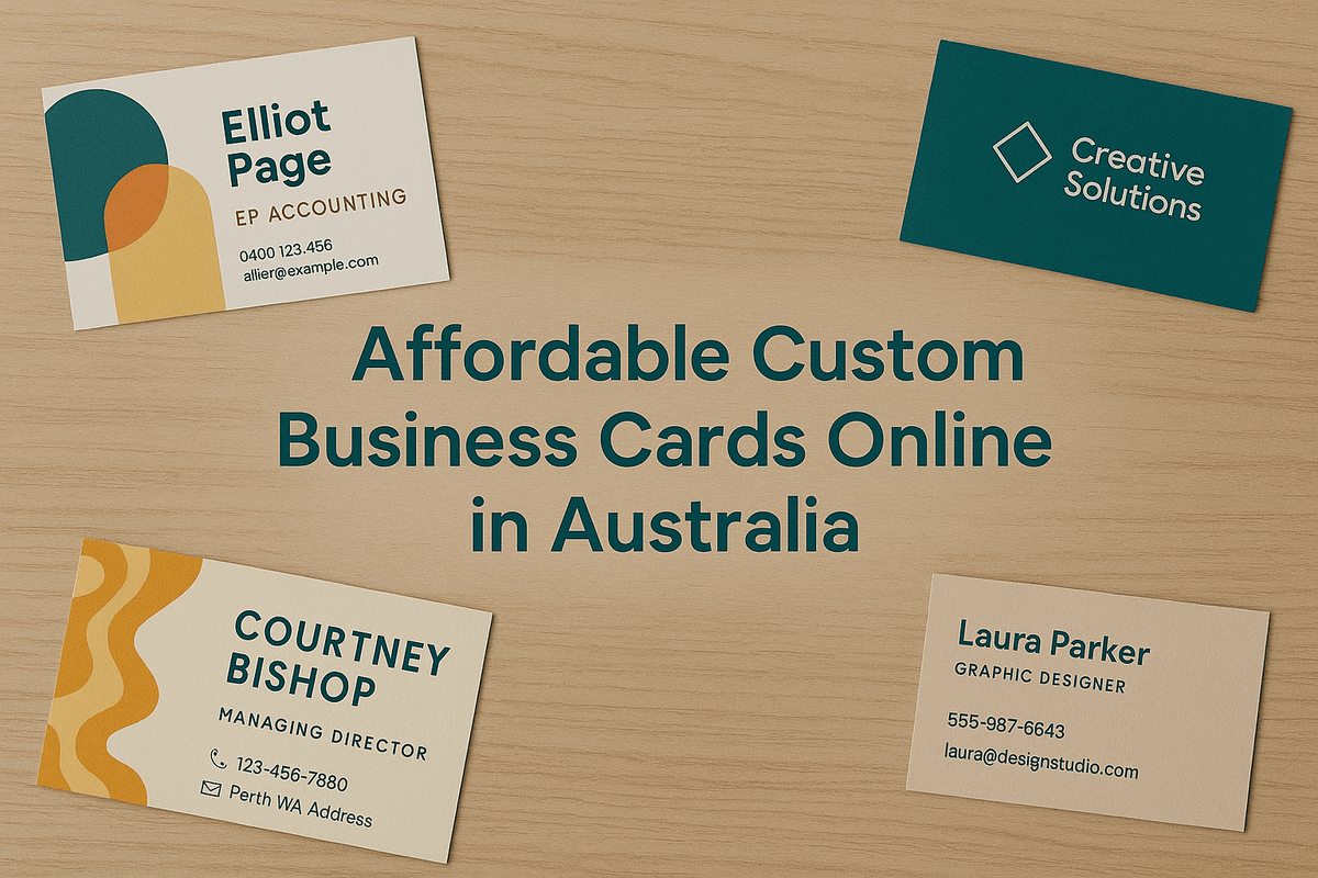 Affordable Custom Business Cards Online in Australia: Your 2025 Guide - C4 Print
