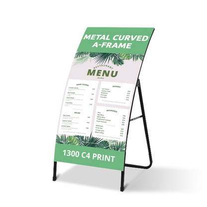 Curved Metal Aframe