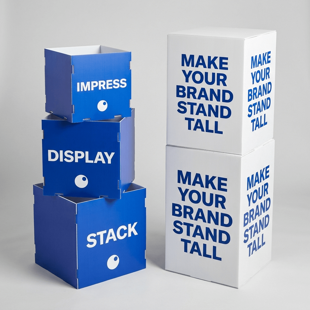 Stackable Display Cubes - C4 Print