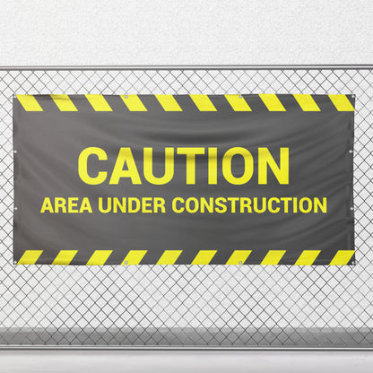 PVC outdoor banner with eyelets