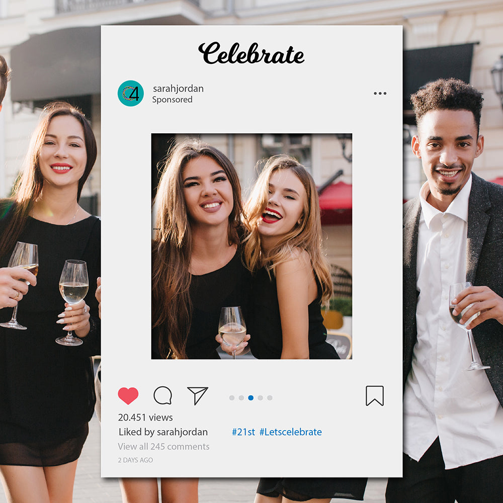 Photo frame, selfie frame, photo prop, insta frame, instagram frame