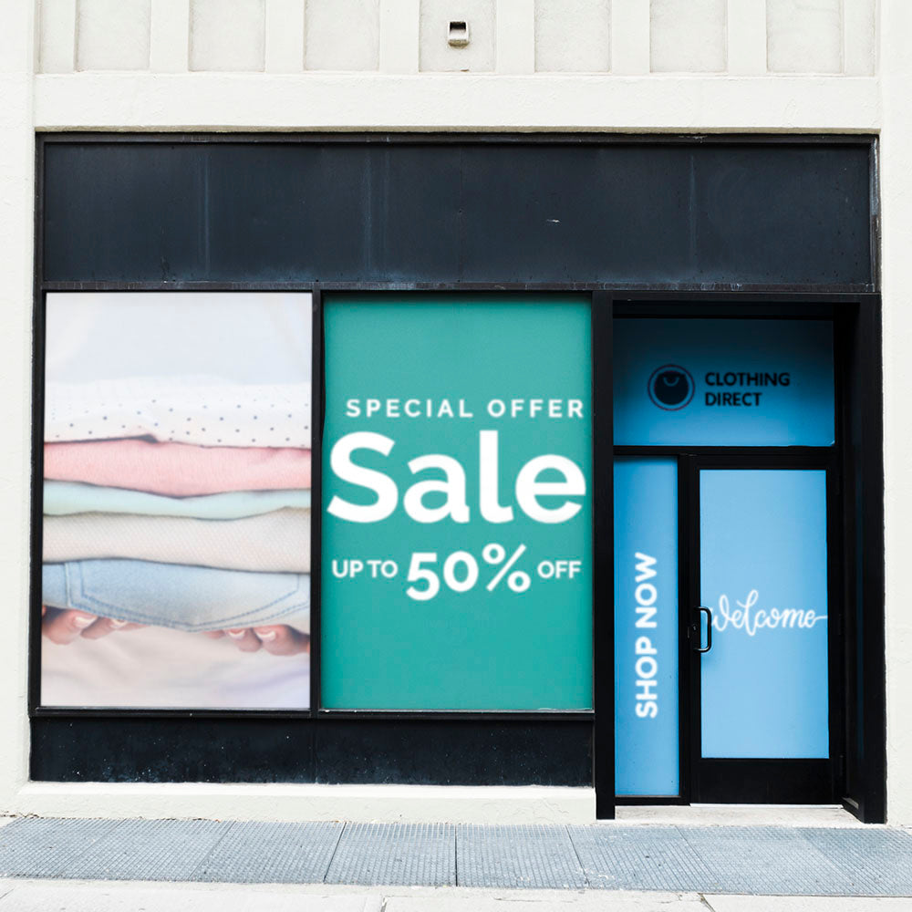 self adhesive vinyl window graphics